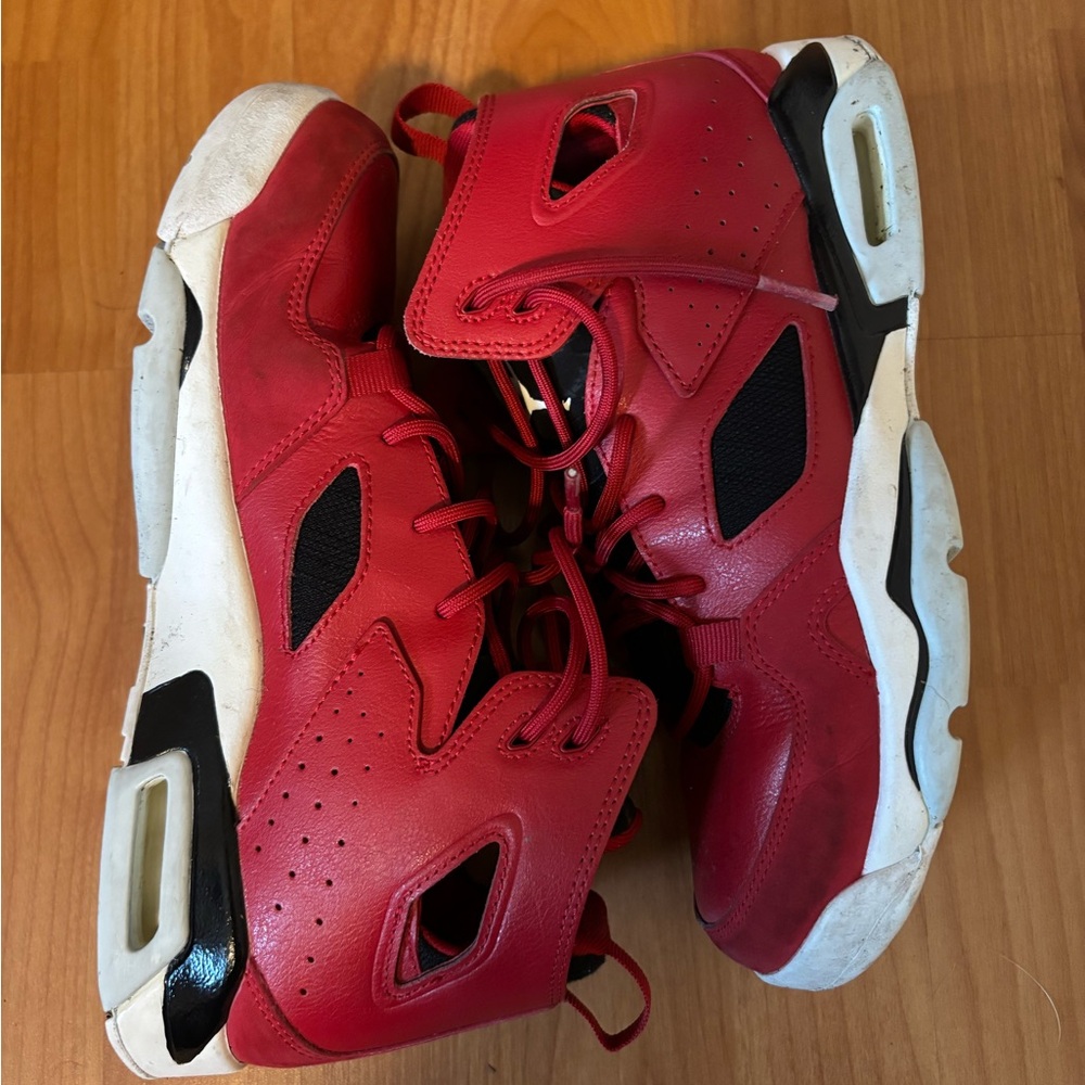 Kids Red Basketball Sneakers - Youth Athletic Shoes
